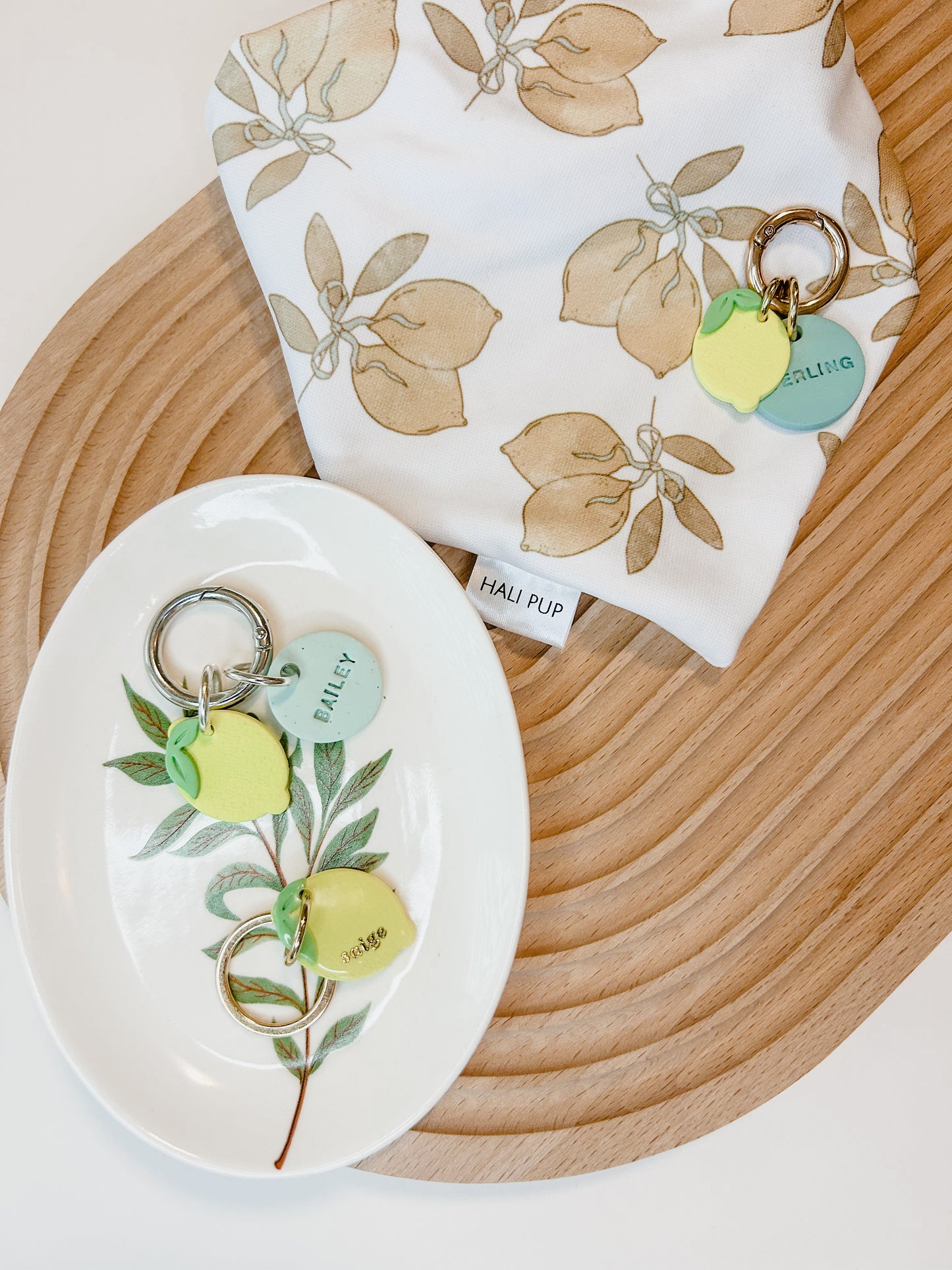 lemon | pet id tag