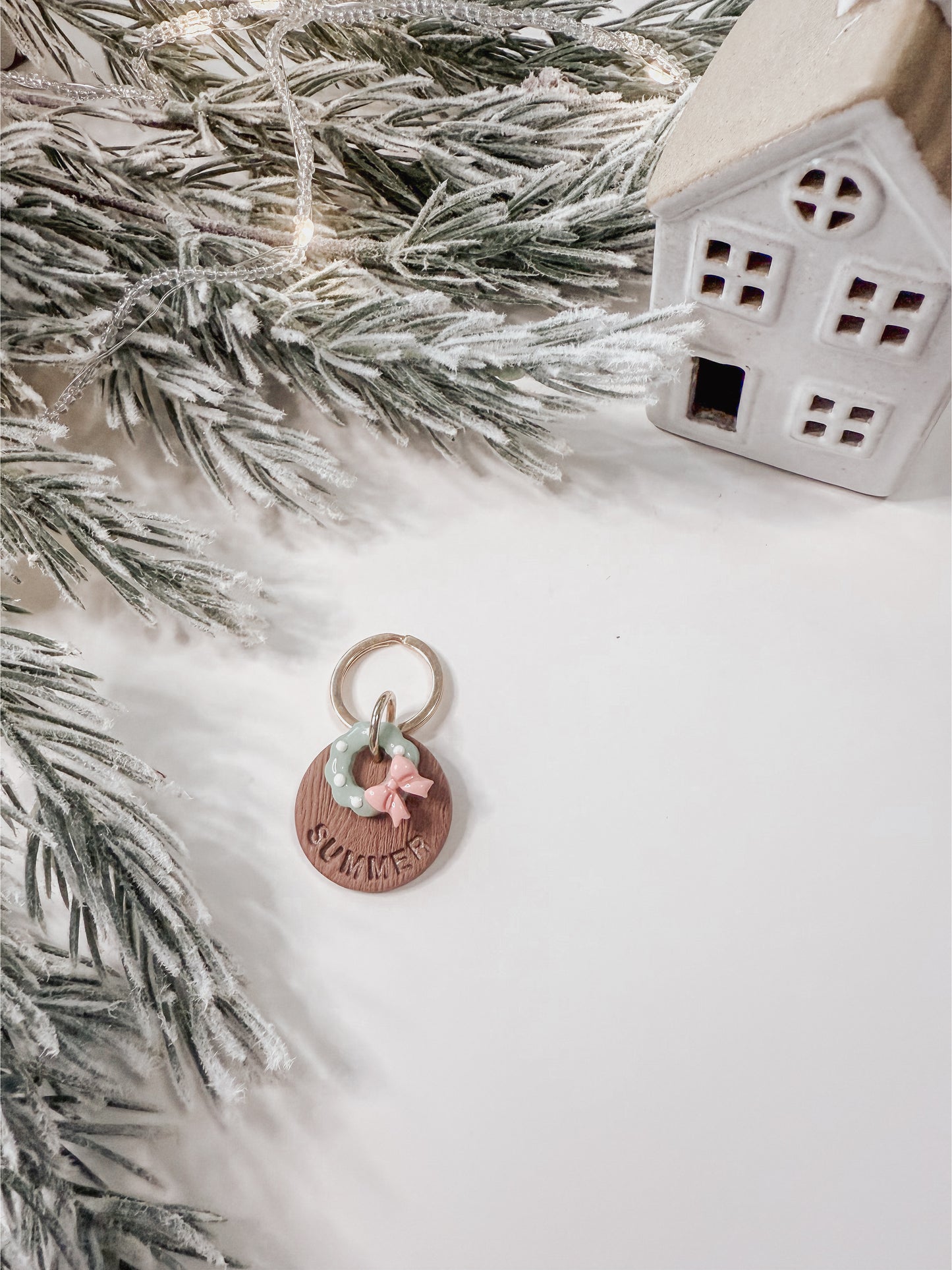 home for the holidays | pet id tag