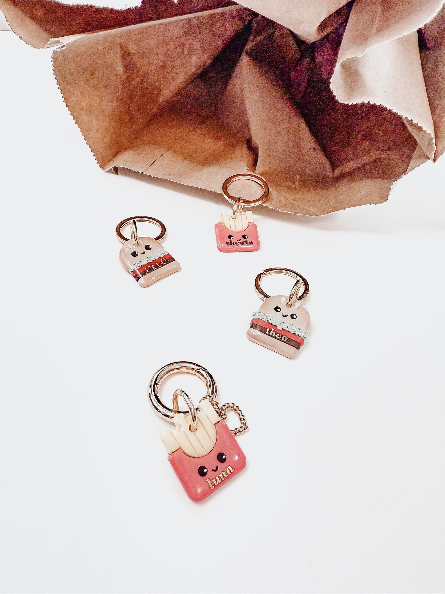 bff burger | pet id tag