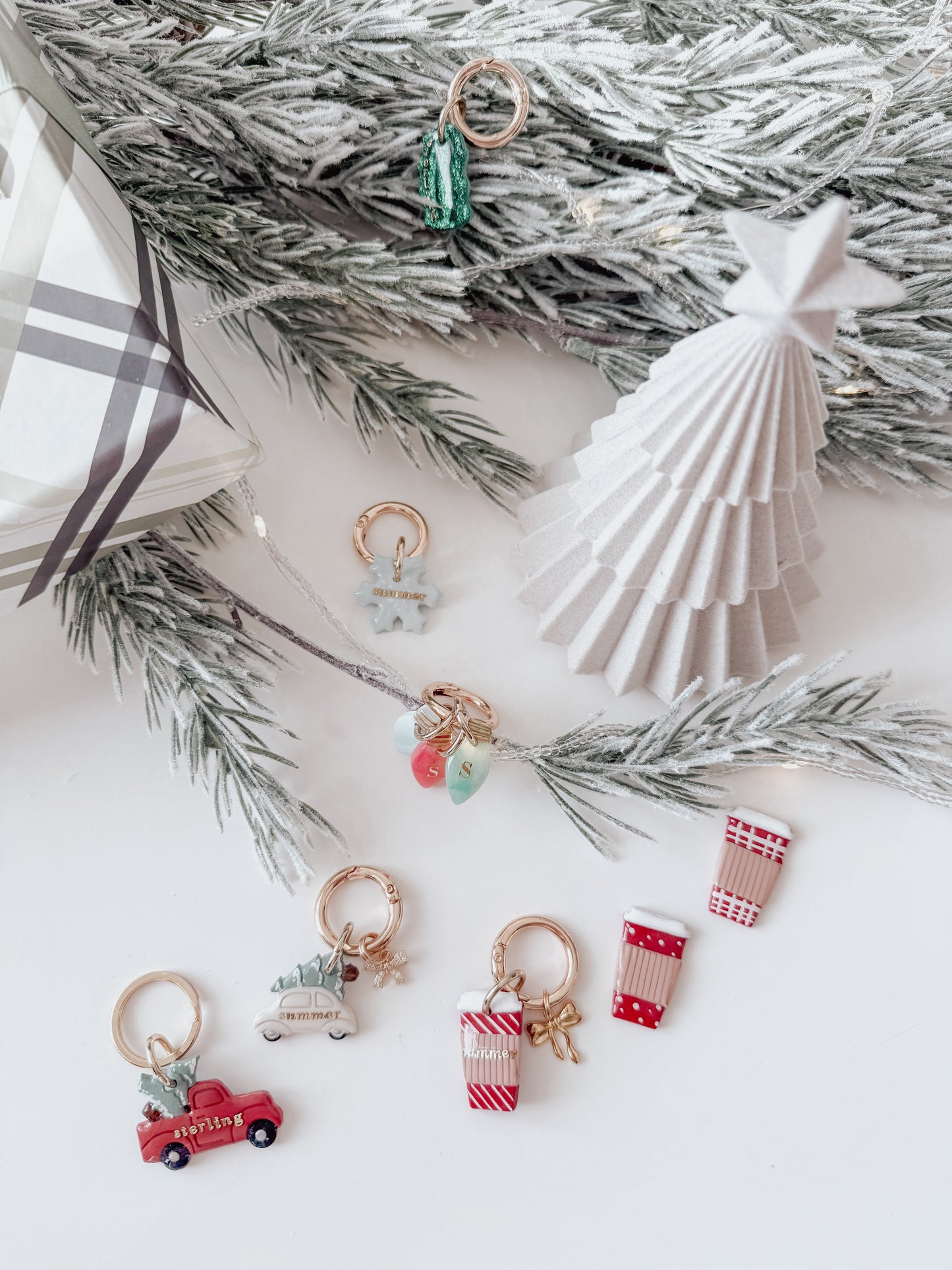 red holiday cup | pet id tag