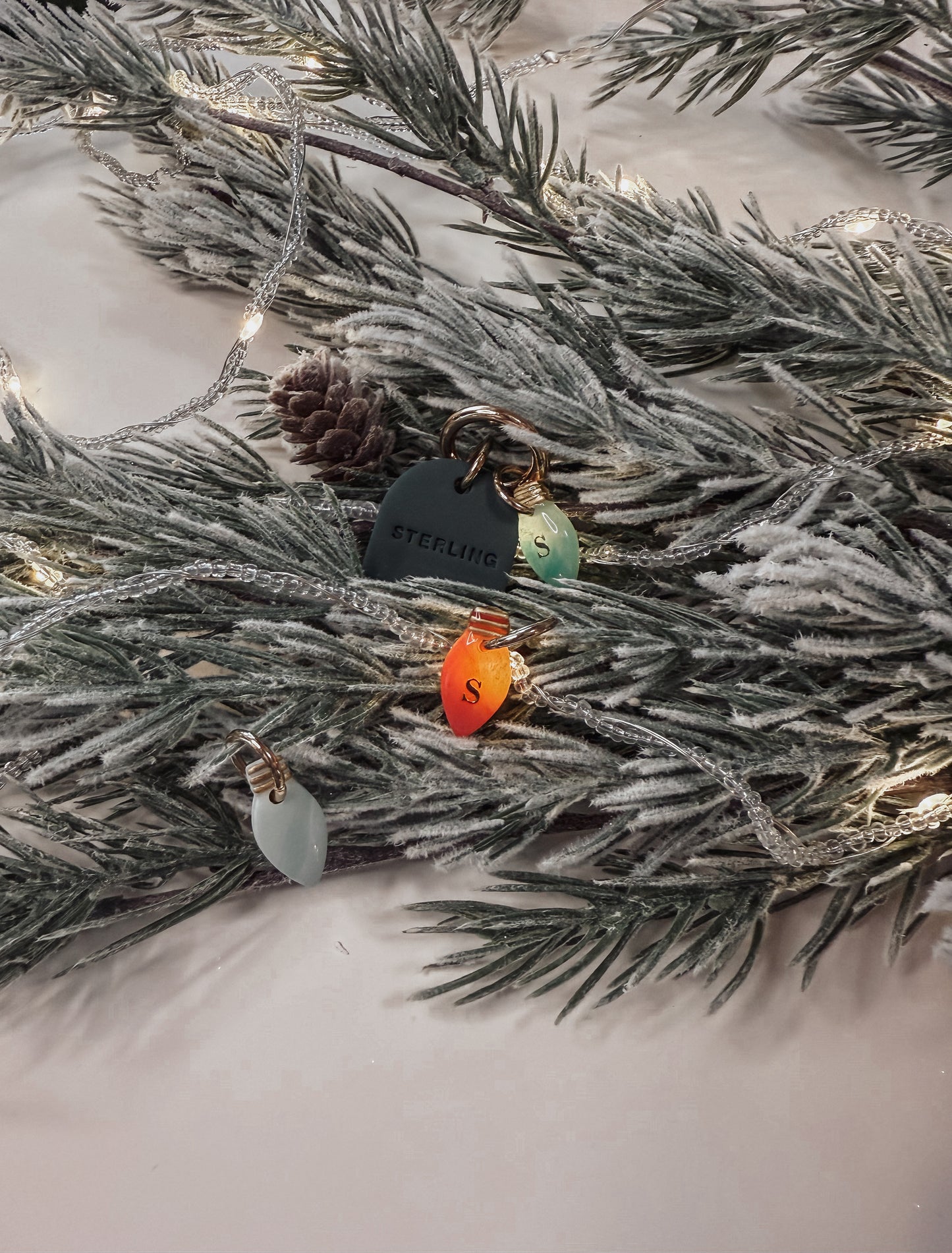 christmas light | collar charm