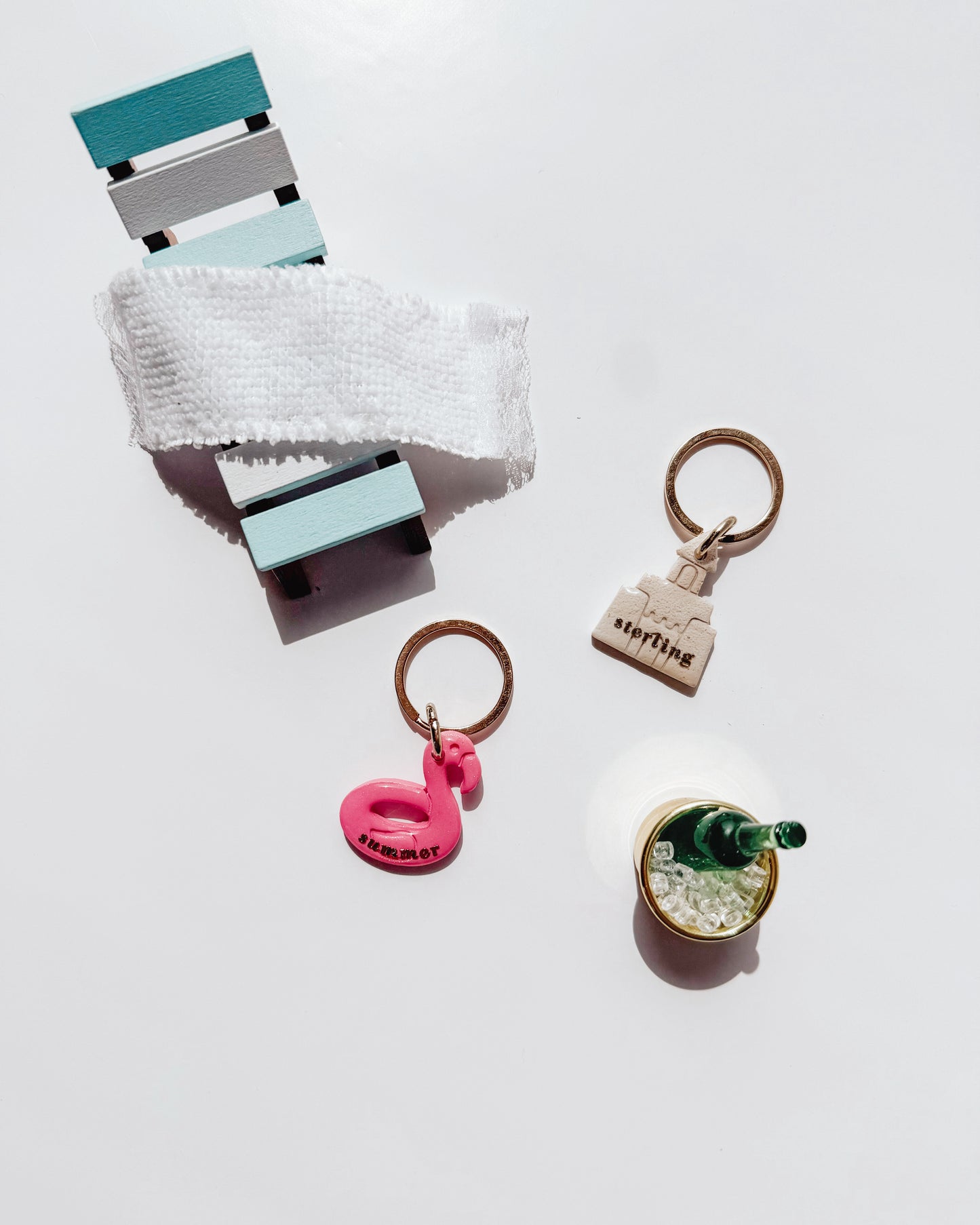 sand castle | pet id tag