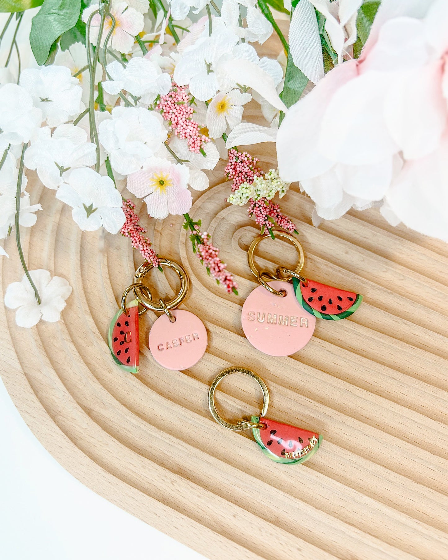 watermelon | pet id tag