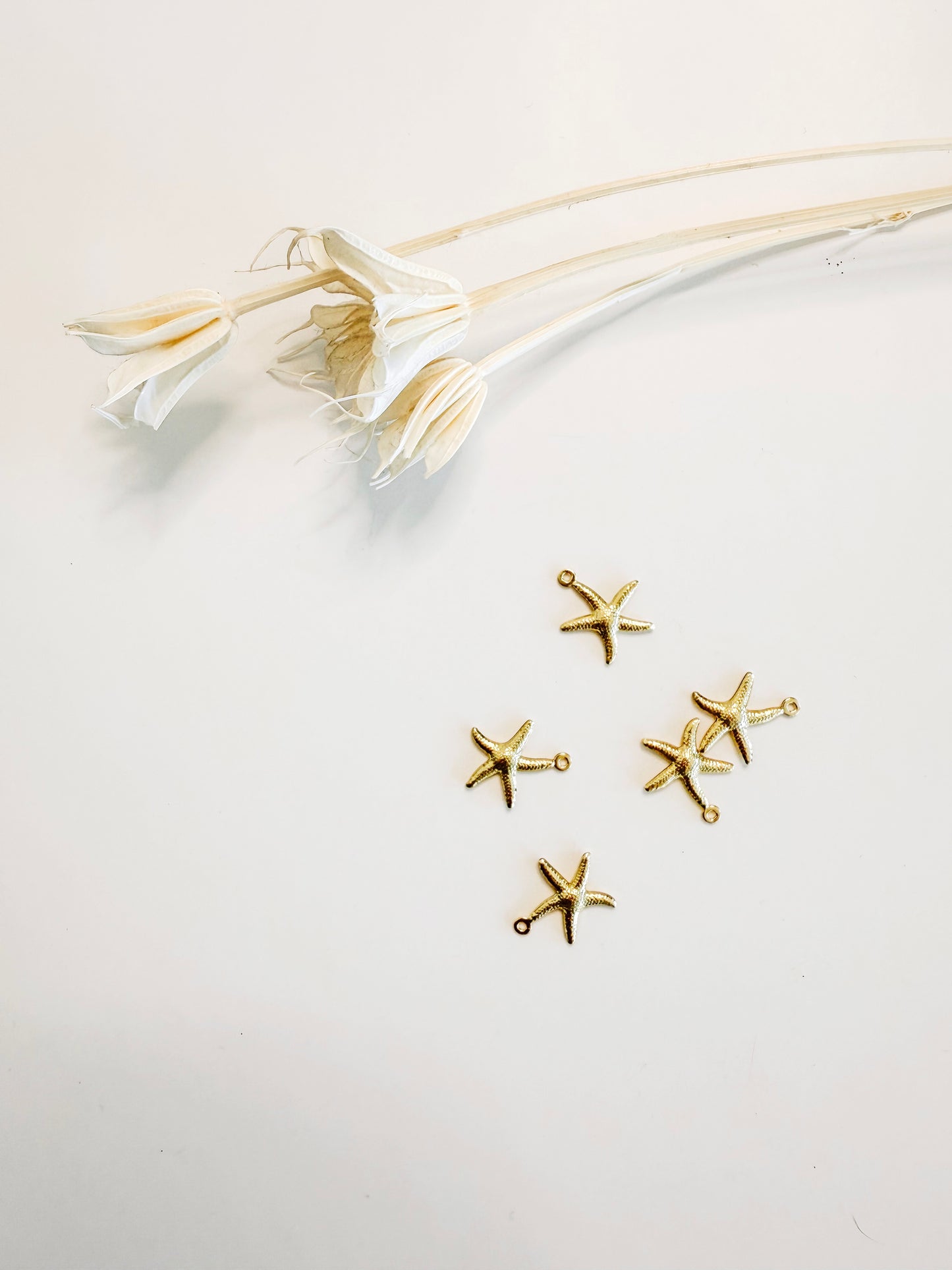 starfish (gold) charm | collar charm