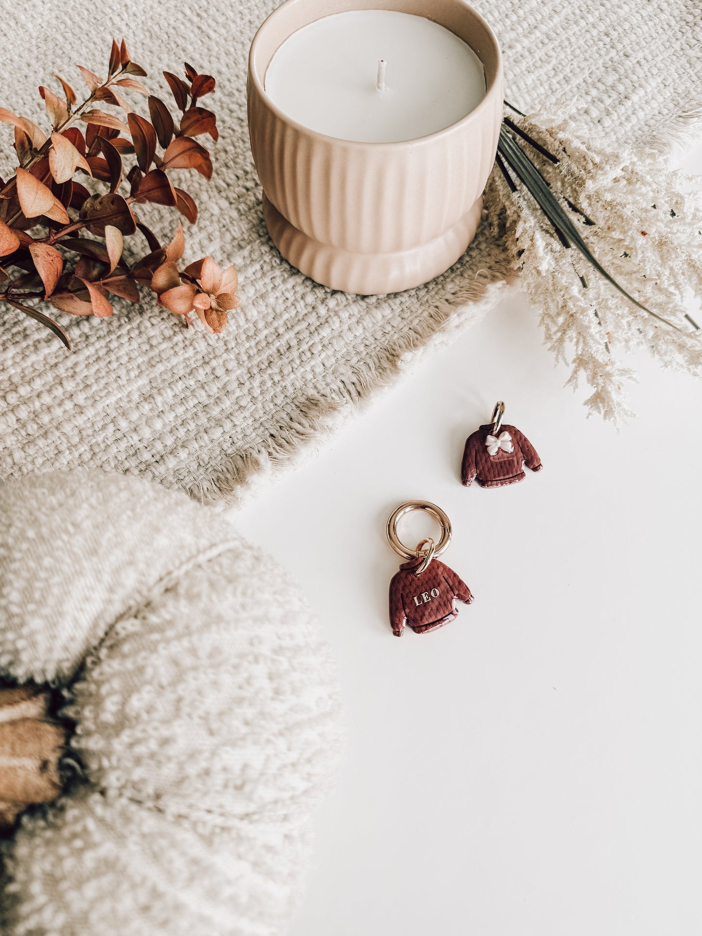 sweater | pet id tag