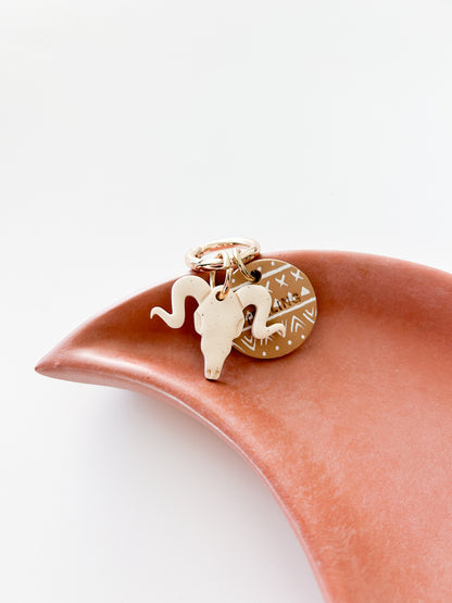 skull | pet id tag