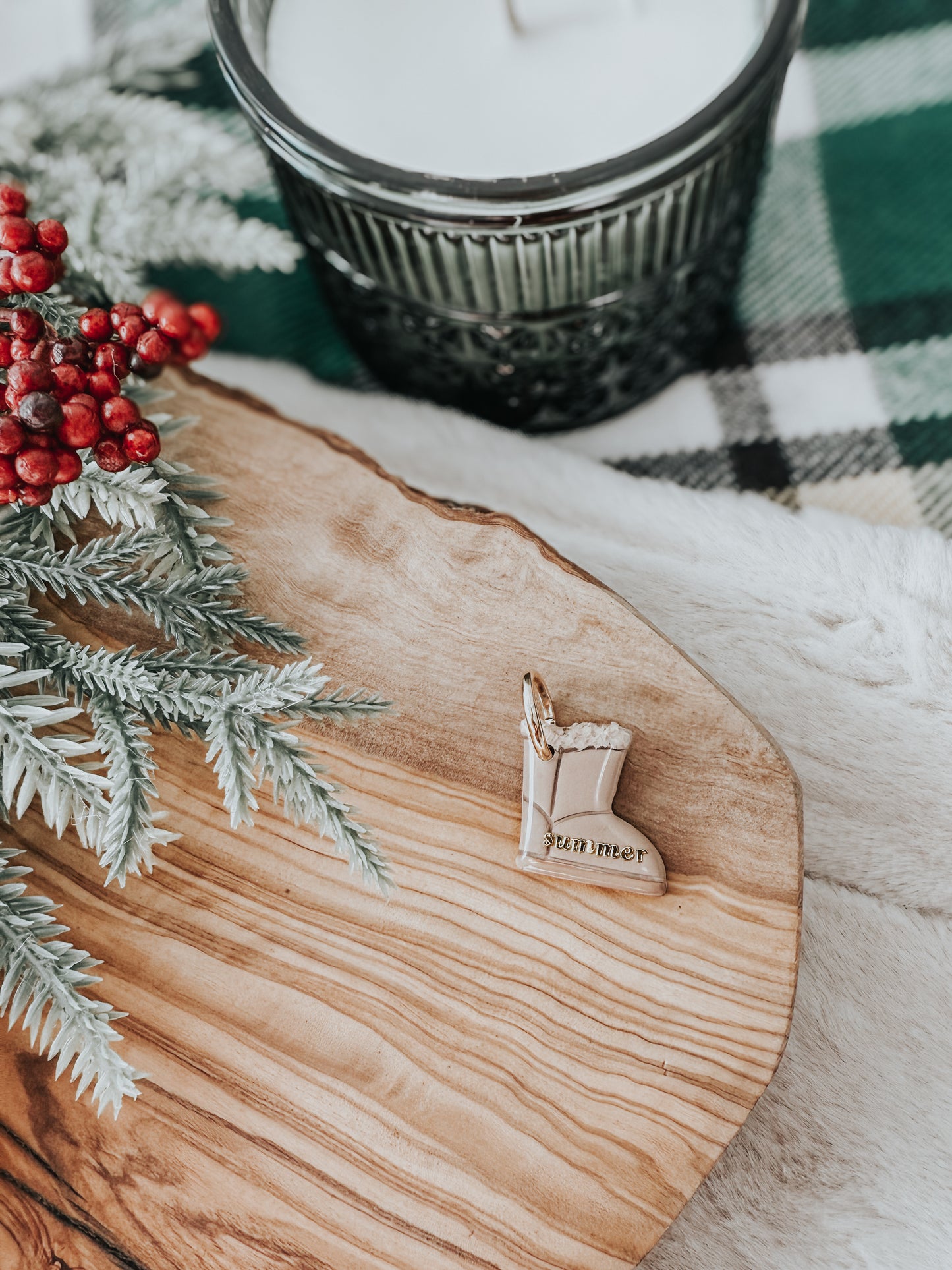 winter boot | pet id tag