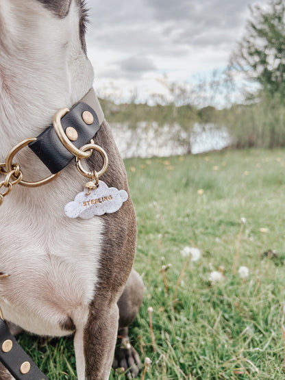 gold umbrella | collar charm