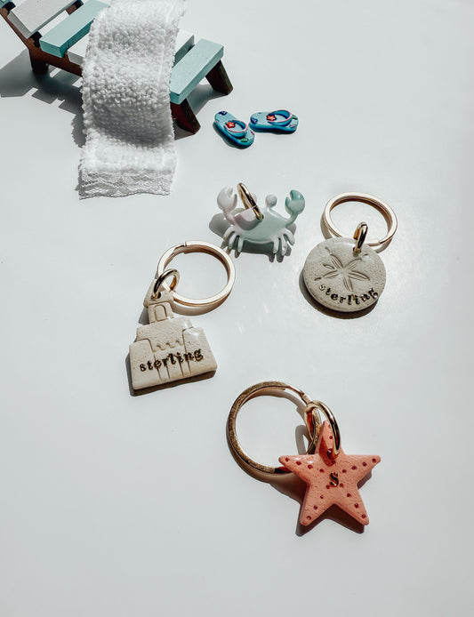 sand castle | pet id tag