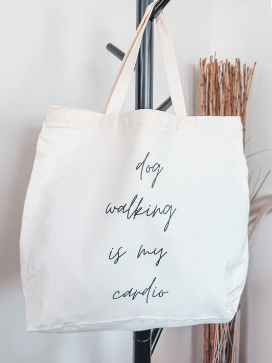 dog walking is my therapy | tote bag