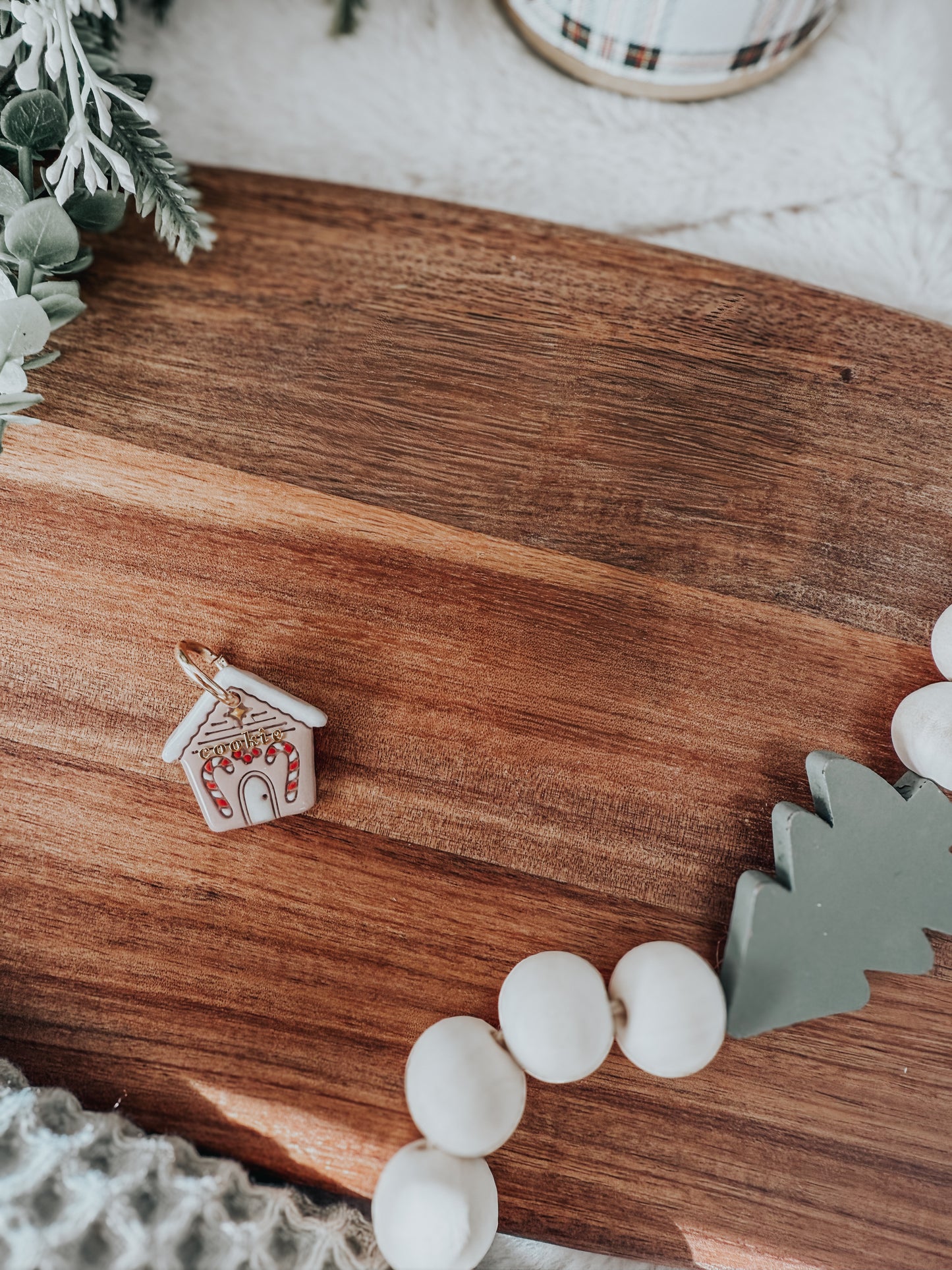 gingerbread house v2 | pet id tag