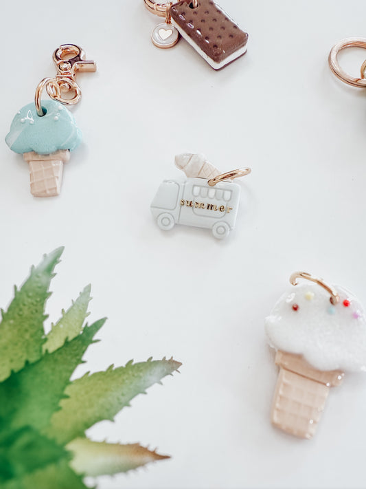 ice cream truck | pet id tag