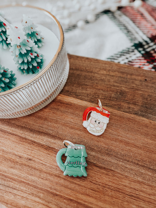 santa mug | pet id tag