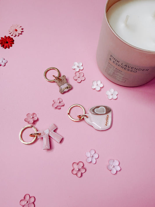 love you a latte  | pet id tag