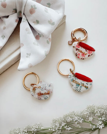 tea cup | pet id tag