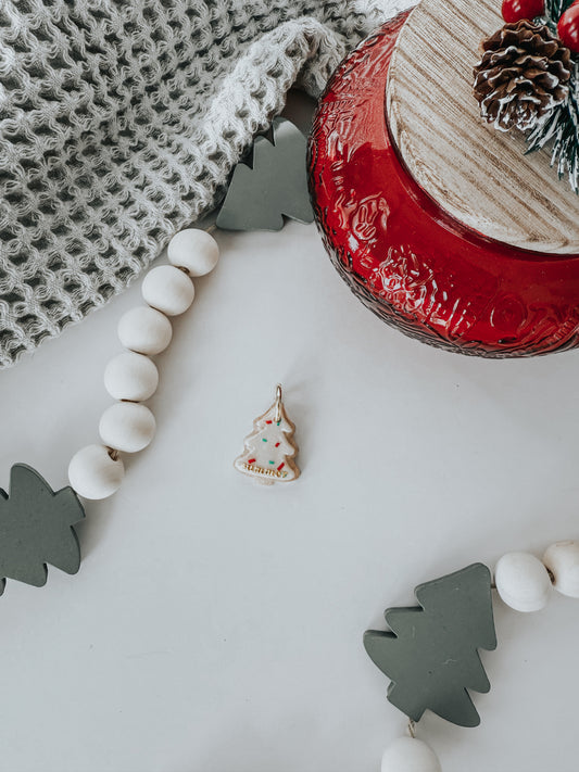 xmas tree cookie | pet id tag