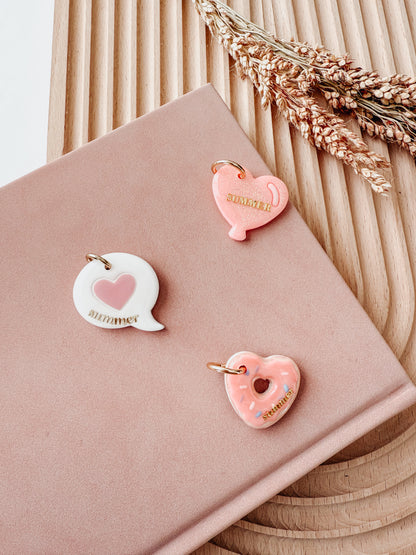 glazed donut | pet id tag