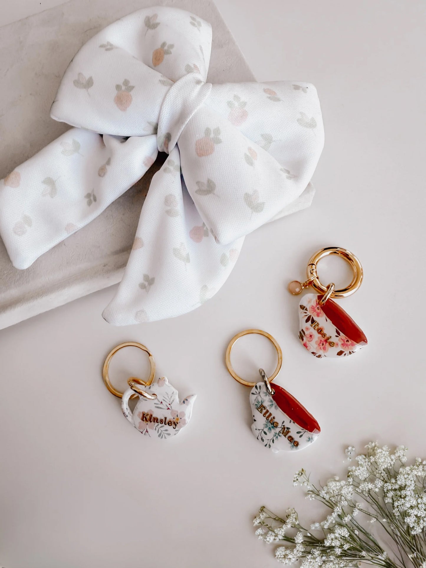 tea cup | pet id tag