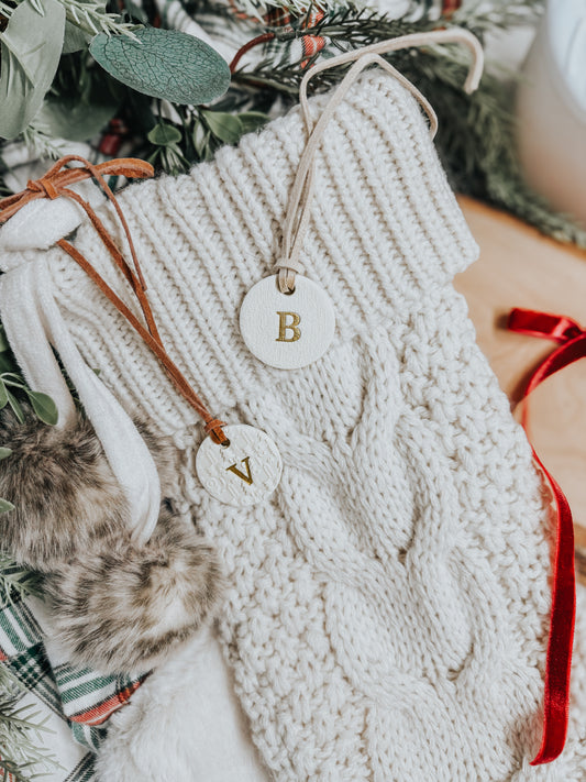 heritage (round) stocking tag