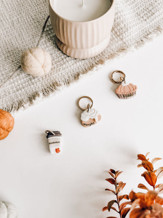 pumpkin pie (whole) | pet id tag