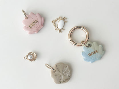 seashell | pet id tag