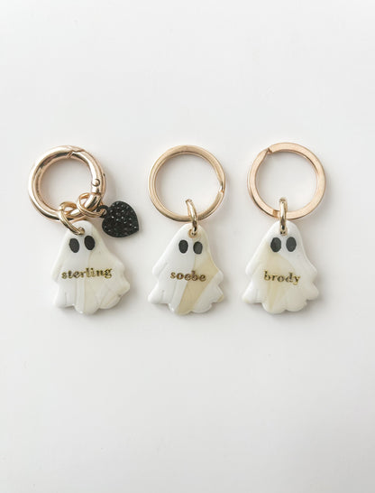 ghost | pet id tag