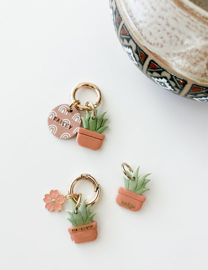 aloe plant | pet id tag