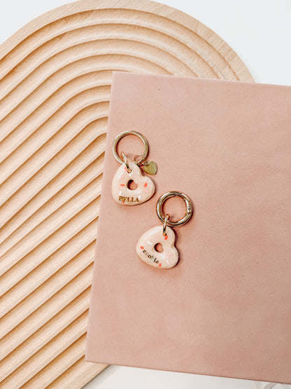 18k gold plated heart | collar charm