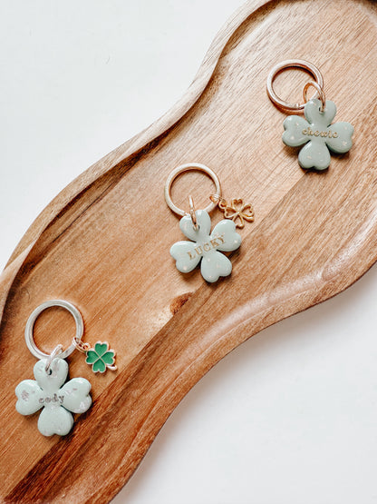 4 leaf clover | pet id tag