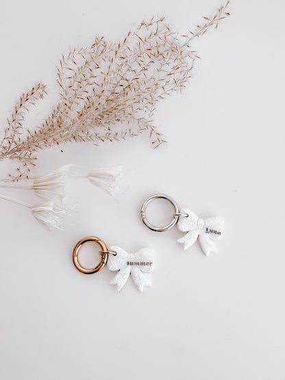 bow | pet id tag