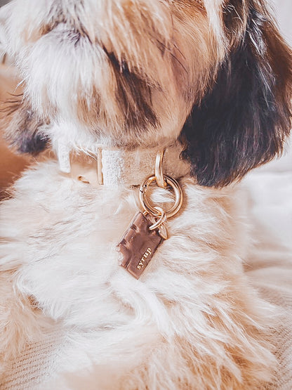 chocolate bar | pet id tag