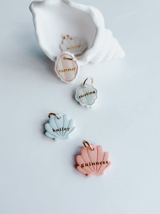 seashell | pet id tag