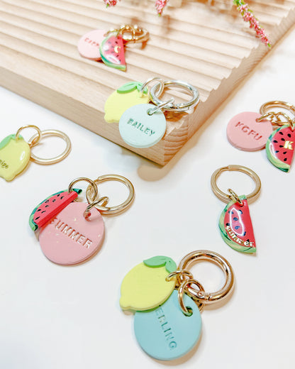 watermelon | pet id tag