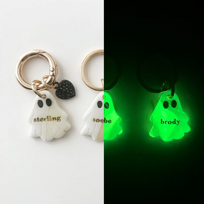 ghost | pet id tag