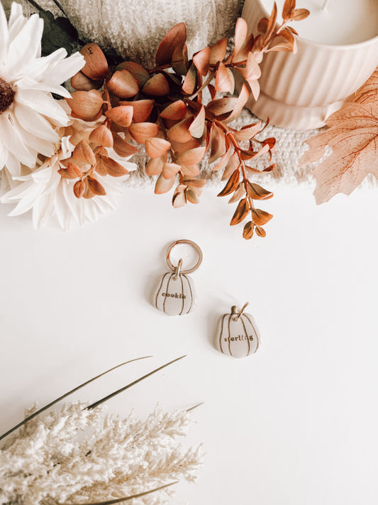 jarrahdale pumpkin | pet id tag