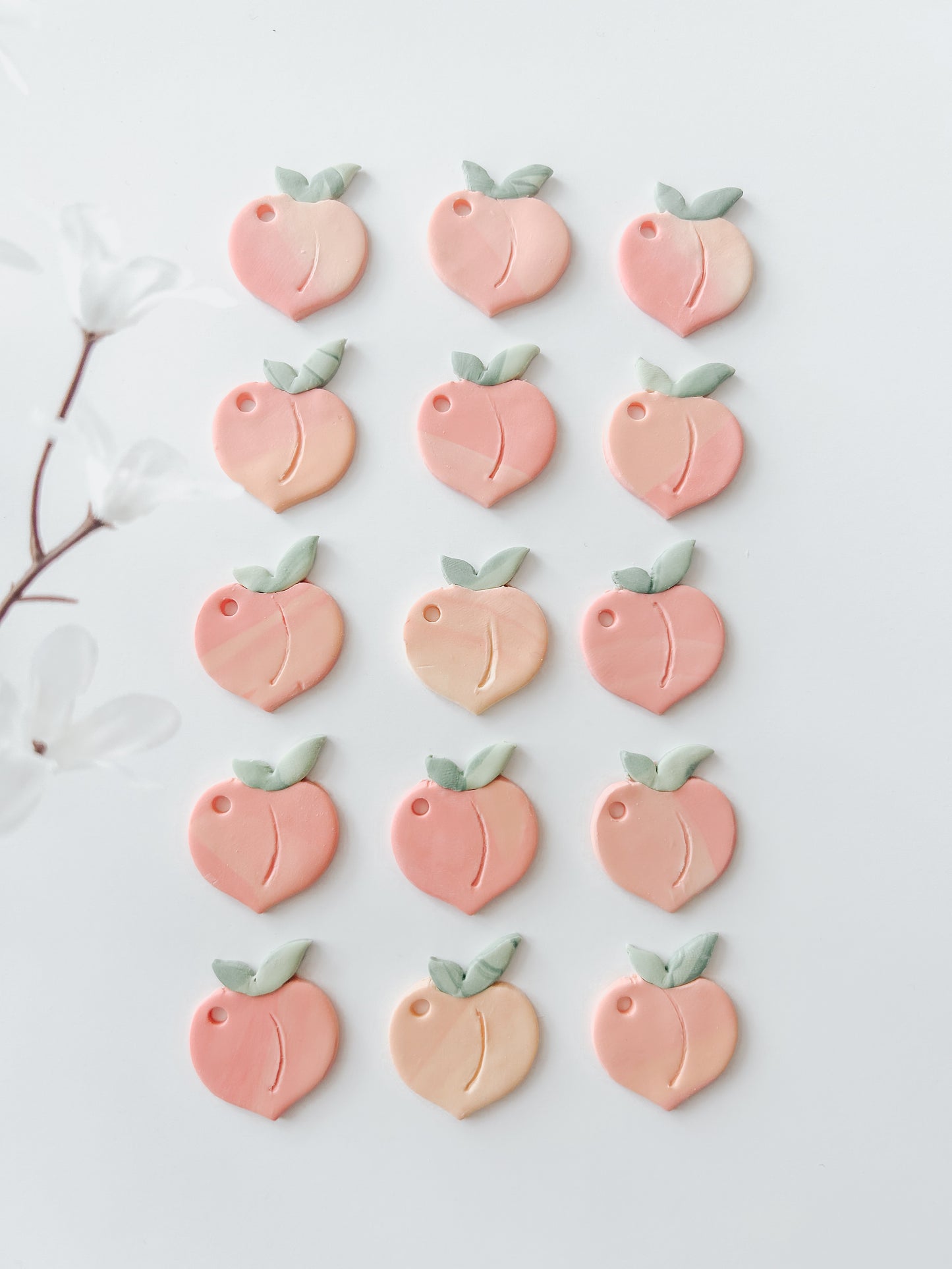 peach | pet id tag