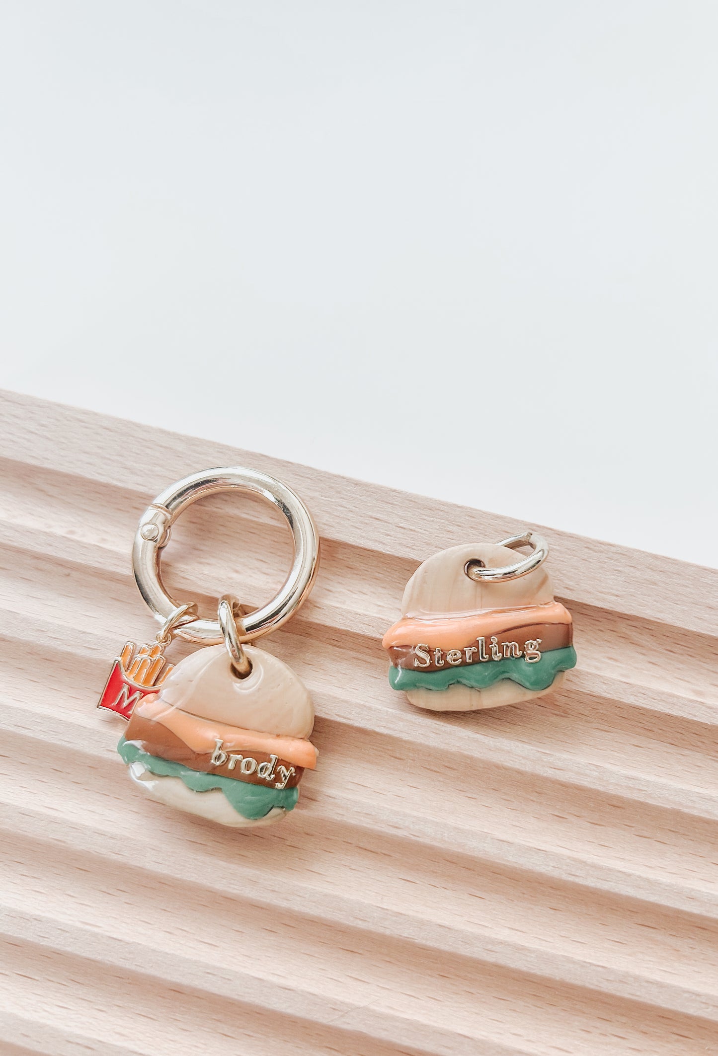 french fries | collar charm