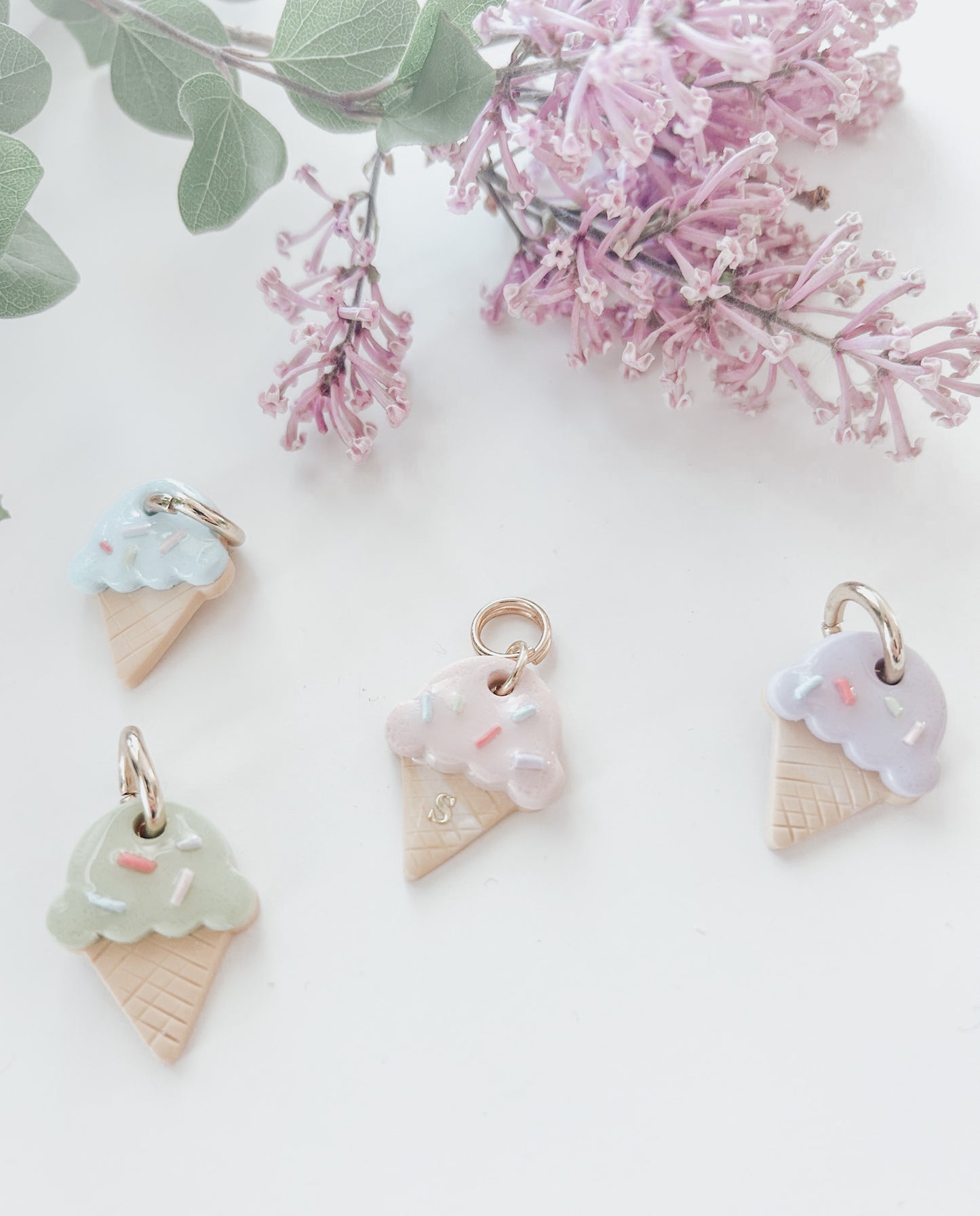 ice cream cone | collar charm