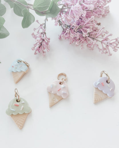ice cream cone | collar charm