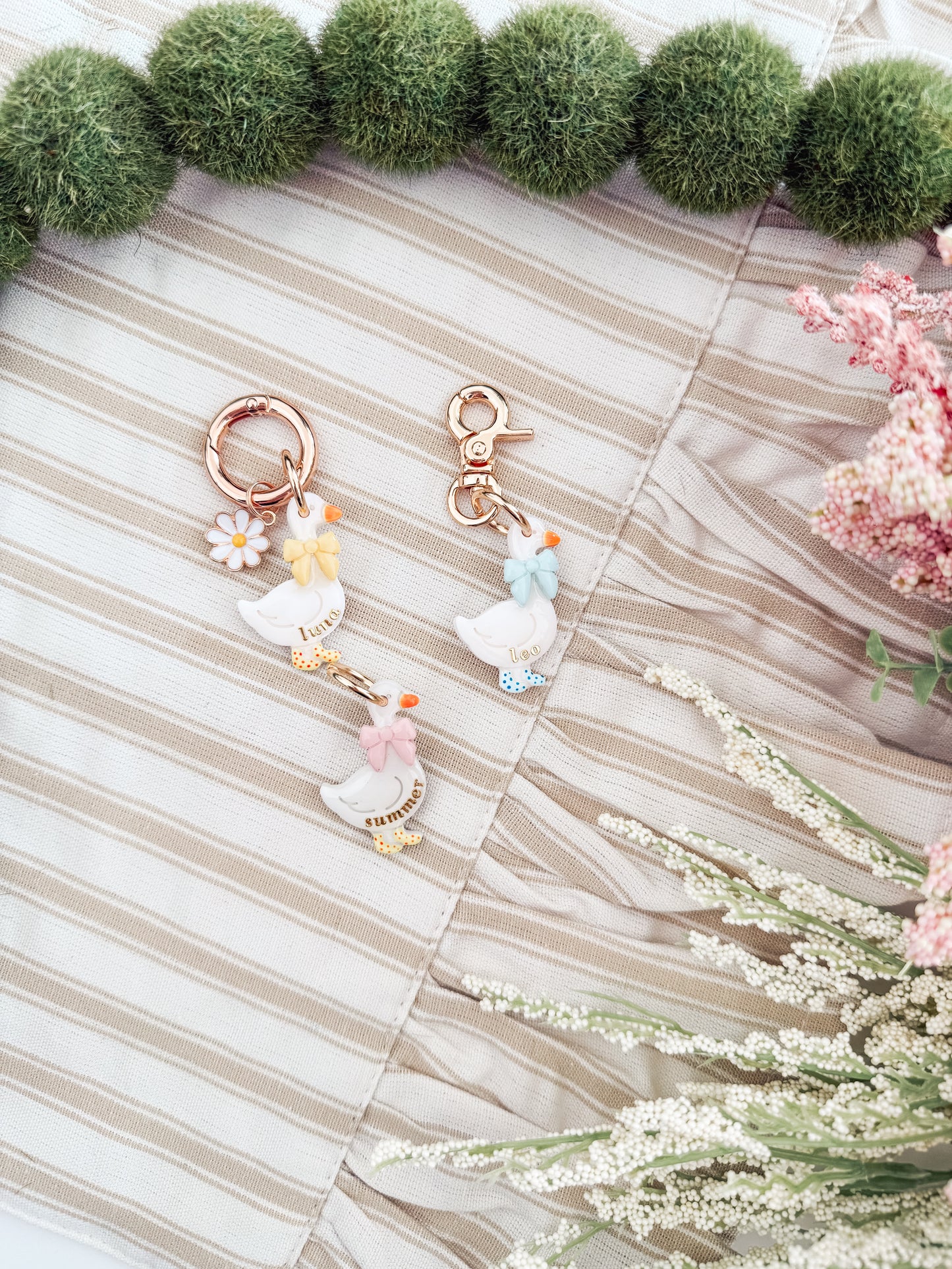 garden goose | pet id tag